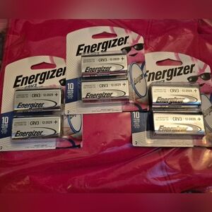 Energizer CRV3 Lithium camera battery 2 pack, new packages 3 packages 6 battery
